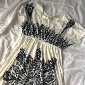 Christina Love Embroidered Pattern Dress
